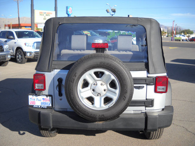 jeep wrangler 2010 silver suv sport gasoline 6 cylinders 4 wheel drive automatic 79925