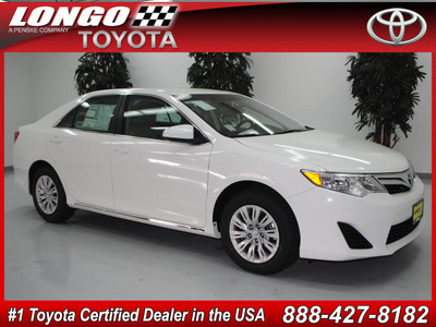 toyota camry 2012 white sedan le gasoline 4 cylinders front wheel drive not specified 91731