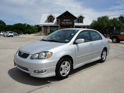 toyota corolla 2007 silver sedan s gasoline 4 cylinders front wheel drive automatic with overdrive 76087
