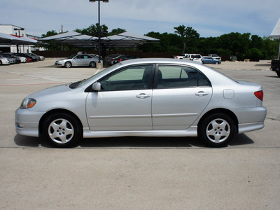 toyota corolla 2007 silver sedan s gasoline 4 cylinders front wheel drive automatic with overdrive 76087