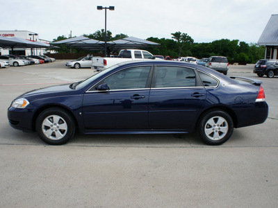 chevrolet impala 2009 blue sedan lt flex fuel 6 cylinders front wheel drive automatic 76087