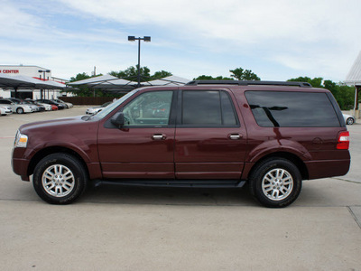 ford expedition el 2011 maroon suv xlt flex fuel 8 cylinders 4 wheel drive automatic 76087