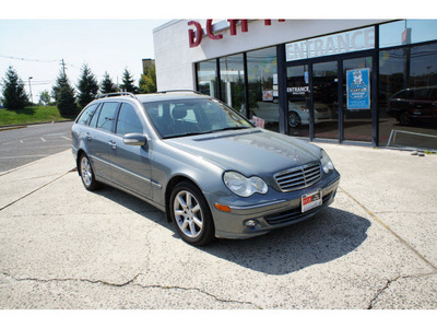 mercedes benz c class 2005 grey wagon c240 4matic gasoline 6 cylinders all whee drive automatic 07724
