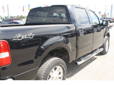 ford f 150 2008 black xlt gasoline 8 cylinders 4 wheel drive 4 speed automatic 77388