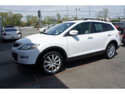 mazda cx 9 2009 white suv touring gasoline 6 cylinders all whee drive automatic with overdrive 08902