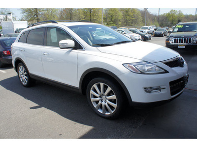 mazda cx 9 2009 white suv touring gasoline 6 cylinders all whee drive automatic with overdrive 08902