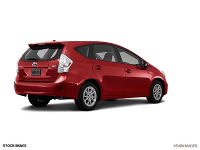 toyota prius v 2012 red wagon hybrid 4 cylinders front wheel drive not specified 34788