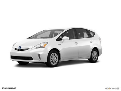 toyota prius v 2012 white wagon hybrid 4 cylinders front wheel drive not specified 34788