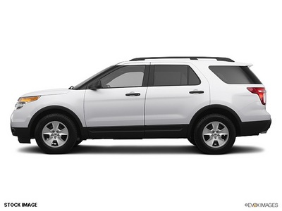 ford explorer 2013 white suv xlt gasoline 4 cylinders 2 wheel drive 6 speed automatic 77388