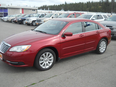 chrysler 200 2011 red sedan touring gasoline 4 cylinders front wheel drive automatic 99212