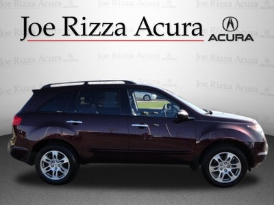 acura mdx 2007 dk  red suv tech awd gasoline 6 cylinders all whee drive automatic with overdrive 60462