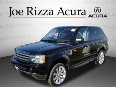land rover range rover sport 2008 black suv supercharged 4x4 gasoline 8 cylinders 4 wheel drive automatic with overdrive 60462