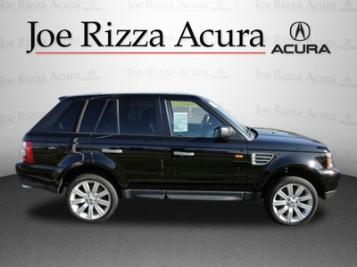 land rover range rover sport 2008 black suv supercharged 4x4 gasoline 8 cylinders 4 wheel drive automatic with overdrive 60462