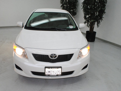 toyota corolla 2010 white sedan gasoline 4 cylinders front wheel drive automatic 91731