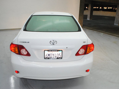 toyota corolla 2010 white sedan gasoline 4 cylinders front wheel drive automatic 91731