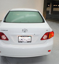 toyota corolla 2010 white sedan gasoline 4 cylinders front wheel drive automatic 91731