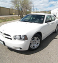 dodge charger 2006 white sedan gasoline 6 cylinders rear wheel drive automatic 81212