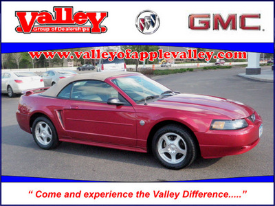 ford mustang 2004 dk  red 40th anni gasoline 6 cylinders rear wheel drive automatic with overdrive 55124