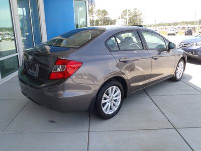 honda civic 2012 gray sedan ex l gasoline 4 cylinders front wheel drive automatic 28557