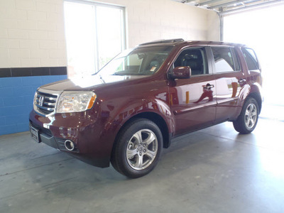 honda pilot 2012 dk  red suv ex l gasoline 6 cylinders 4 wheel drive automatic 28557