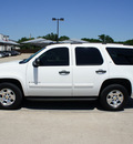 chevrolet tahoe 2009 white suv ls gasoline 8 cylinders 2 wheel drive automatic 76087