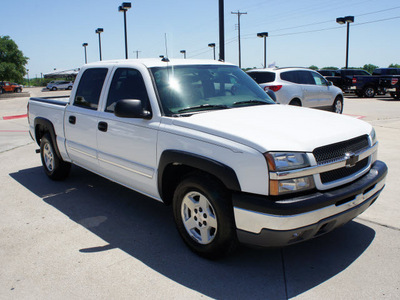 chevrolet silverado 1500 2005 white ls gasoline 8 cylinders rear wheel drive automatic 76087