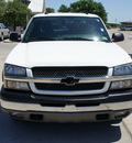 chevrolet silverado 1500 2005 white ls gasoline 8 cylinders rear wheel drive automatic 76087