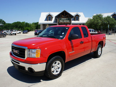 gmc sierra 1500 2011 red sle z71 flex fuel 8 cylinders 4 wheel drive automatic 76087