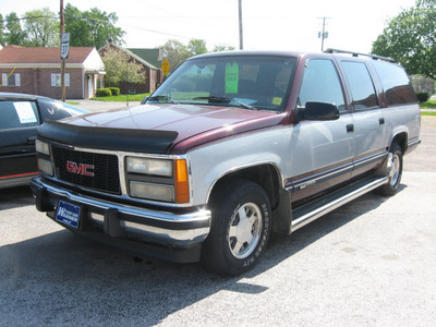 gmc suburban 1993 red suv c1500 gasoline v8 rear wheel drive automatic with overdrive 45840