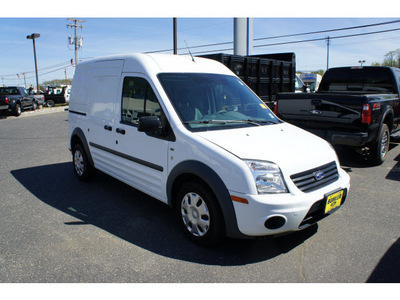 ford transit connect 2010 frozen white van cargo van xlt gasoline 4 cylinders front wheel drive automatic 07724