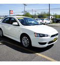 mitsubishi lancer 2011 wicked white sedan es gasoline 4 cylinders front wheel drive automatic 07724