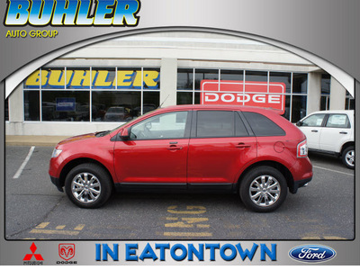 ford edge 2010 red candy suv sel gasoline 6 cylinders front wheel drive automatic with overdrive 07724