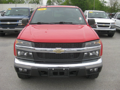 chevrolet colorado 2008 red lt gasoline 5 cylinders 4 wheel drive automatic 62863