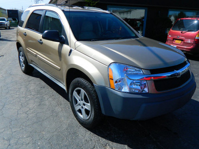 chevrolet equinox 2005 gold suv ls gasoline 6 cylinders front wheel drive automatic 14224