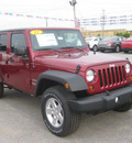 jeep wrangler unlimited 2012 red suv sport gasoline 6 cylinders 4 wheel drive 5 speed automatic 62863