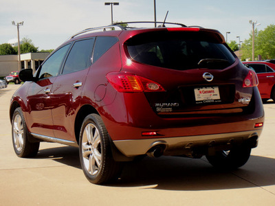 nissan murano 2009 dk  red suv le gasoline 6 cylinders all whee drive automatic 62034