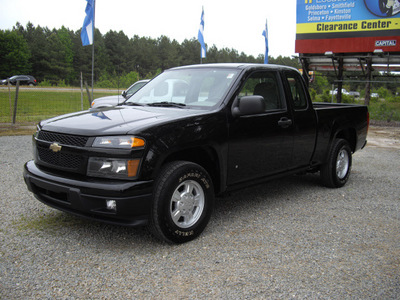 chevrolet colorado 2008 black pickup truck ls gasoline 4 cylinders 2 wheel drive automatic 27569