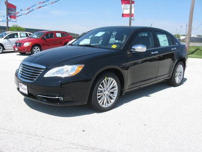 chrysler 200 2012 black sedan limited flex fuel 6 cylinders front wheel drive automatic 45840