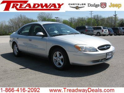 ford taurus 2003 silver sedan ses gasoline 6 cylinders front wheel drive automatic with overdrive 45840