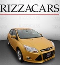 ford focus 2012 orange hatchback se w sync gasoline 4 cylinders front wheel drive automatic with overdrive 60546