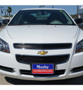 chevrolet malibu 2012 white gasoline 4 cylinders front wheel drive 6 spd auto sp tire and wh 77090