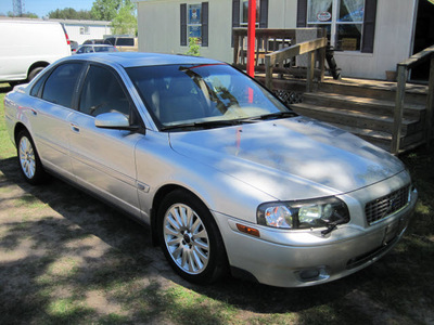 volvo s80 2004 silver sedan t6 premier gasoline 6 cylinders front wheel drive automatic 77379