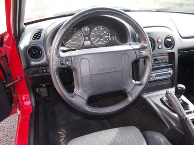 mazda mx 5 miata 1995 red 5 spd warranty gasoline 4 cylinders rear wheel drive automatic 80012