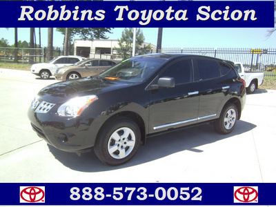 nissan rogue 2011 black s gasoline 4 cylinders front wheel drive automatic 75503