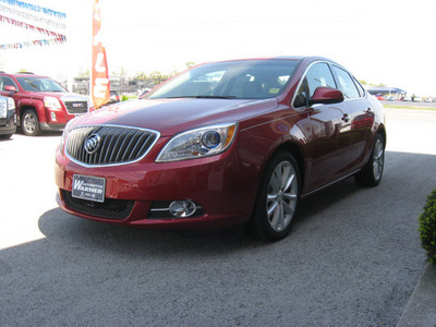buick verano 2012 red sedan convenience group gasoline 4 cylinders front wheel drive automatic 45840