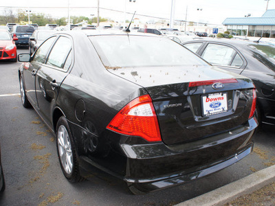 ford fusion 2012 black sedan se gasoline 4 cylinders front wheel drive automatic 08753