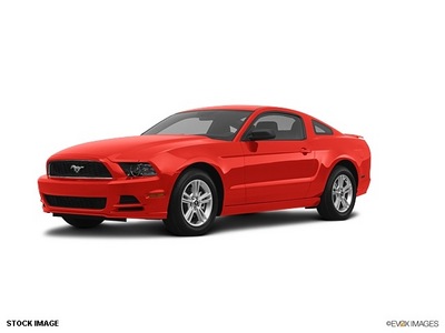 ford mustang 2013 red coupe gasoline 8 cylinders rear wheel drive not specified 46168