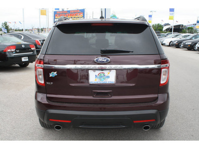 ford explorer 2011 maroon suv xlt gasoline 6 cylinders 2 wheel drive 6 speed automatic 77388