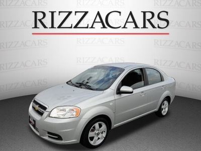 chevrolet aveo 2007 silver sedan lt gasoline 4 cylinders front wheel drive automatic with overdrive 60546