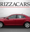 ford fusion 2010 dk  red sedan se gasoline 4 cylinders front wheel drive automatic with overdrive 60546